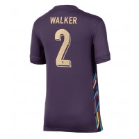 England Kyle Walker #2 Fußballbekleidung Auswärtstrikot Damen EM 2024 Kurzarm